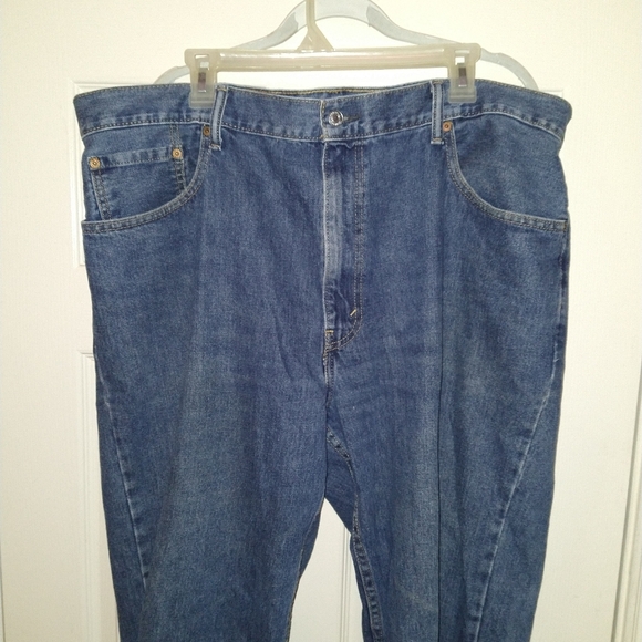 Levis 550 Blue Medium Wash Jeans Men's sz 42x32. - Picture 4 of 7